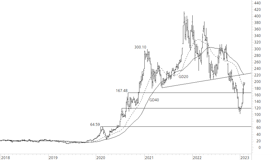 Tesla Inc-5-Jahres-Chart