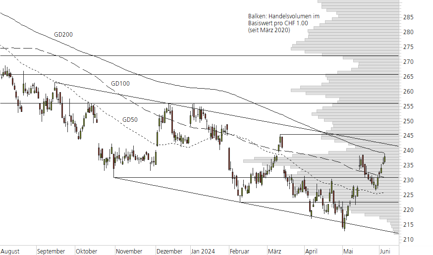 Roche-10-Monats-Chart
