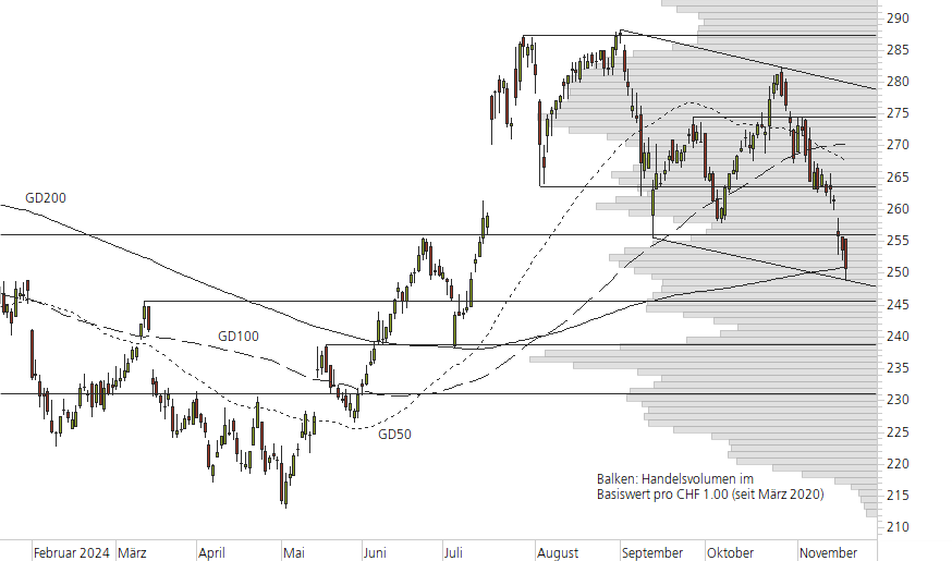 Roche-10-Monats-Chart